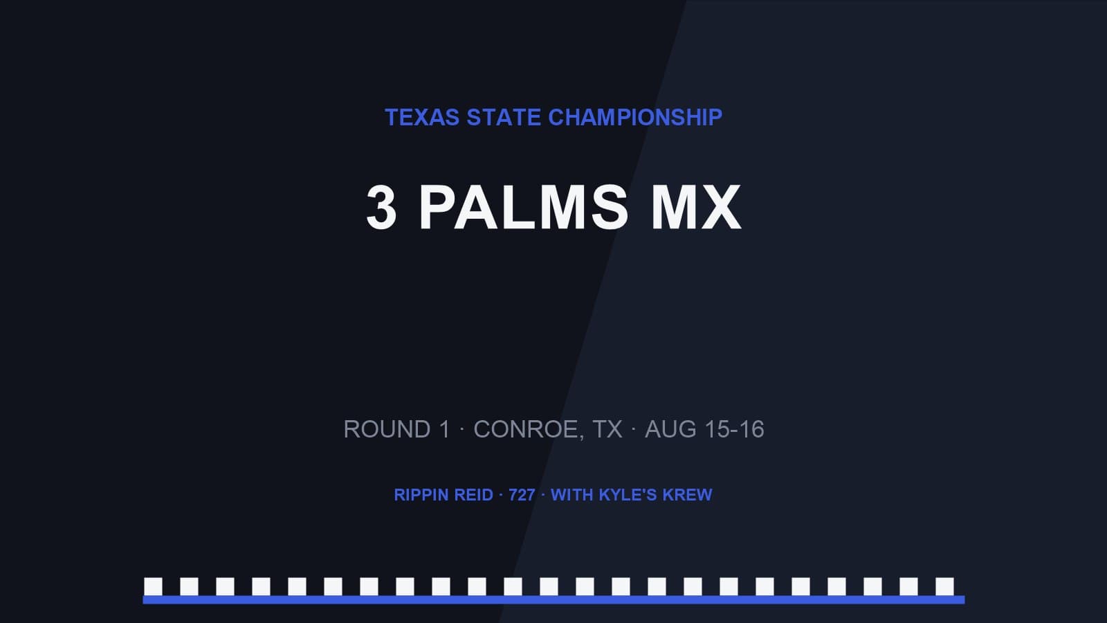 TSC Round 1 at 3 Palms MX