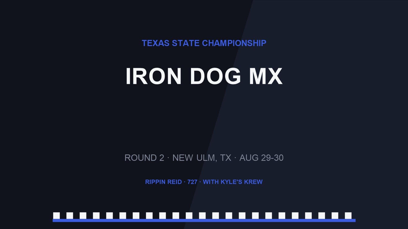 TSC Round 2 at Iron Dog MX